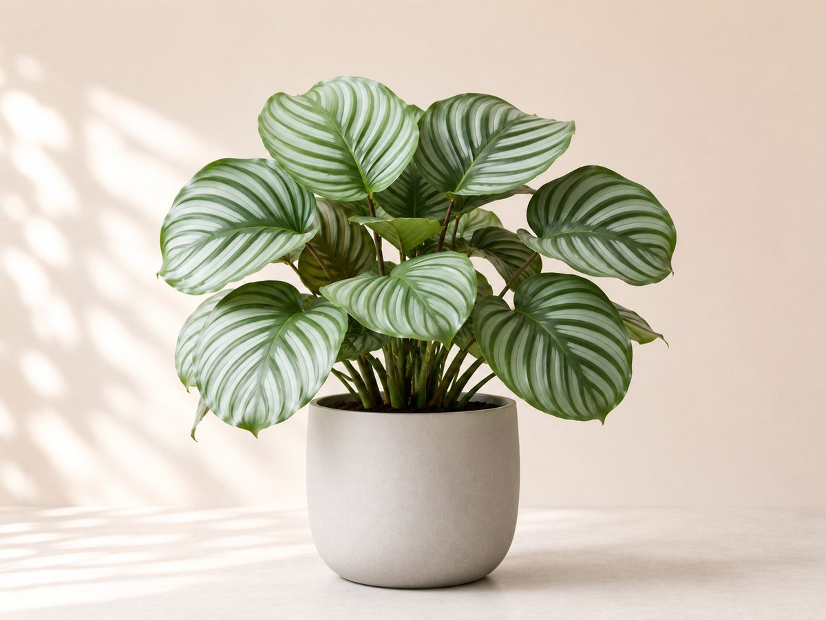 Calathea, een badkamerplant