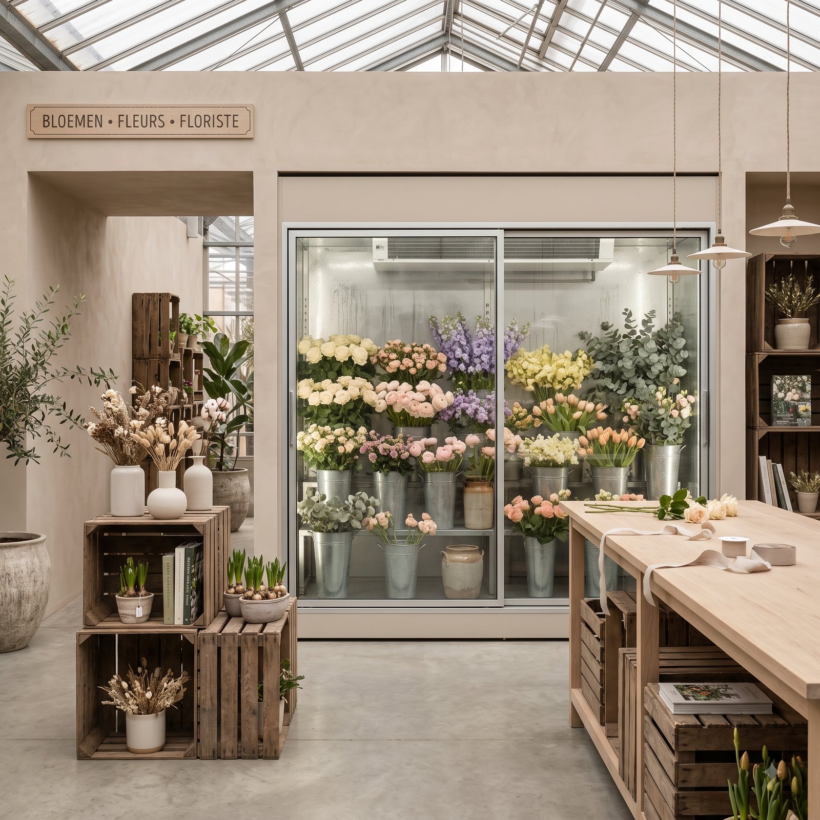 Snijbloemenafdeling